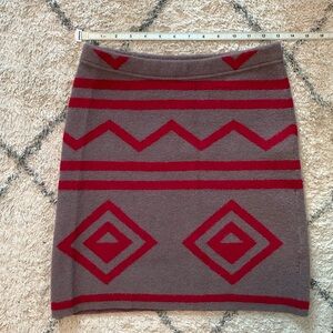 Toad & Co boiled wool skirt